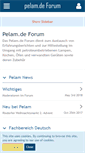 Mobile Screenshot of forum.pelam.de