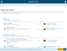 Tablet Screenshot of forum.pelam.de